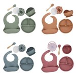 Ensemble de bavoirs pour bébé, tabliers a bavette, bol a ventouse, assiette a dîner, cuillère, tasse, ... Ensemble de bavoirs pour bébé, tabliers a bavette, bol a ventouse, assiette a dîner, cuillère, tasse, ...