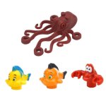 Ensemble de blocs de construction pour enfants, petits animaux, tortues, oiseau, doldave, poisson, skunk, ...