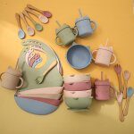 Ensemble de bols d'alimentation pour bb 5 pices / ensemble, vaisselle pour enfants sans bpa bol en ...