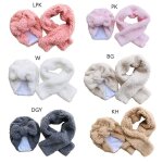 Ensemble de bonnets, 2 pices, echarpe en laine d'agneau pour bb, chapeau chaud pour enfant, garon ...