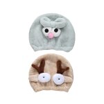 Ensemble de bonnets de bain a s�chage rapide pour enfants - 2 pi�ces, serviette absorbante douce pour ...