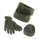 Ensemble bonnet et gants, echarpe polaire, chaud, epais, pour homme et femme, 3 pices / ensemble, randonne ...