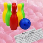 Ensemble de bowling pour enfants, jouet pour enfants, jeu de bowling, skittle et iksports, maison, maternelle, ... Ensemble de bowling pour enfants, jouet pour enfants, jeu de bowling, skittle et iksports, maison, maternelle, ...