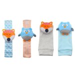 Ensemble de bracelets en forme d'animaux pour bébés, 4 pièces / ensemble, poupées, dessins animés, emotionnels ... Ensemble de bracelets en forme d'animaux pour bébés, 4 pièces / ensemble, poupées, dessins animés, emotionnels ...