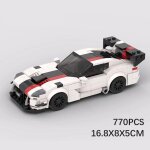 Ensemble de briques moc compatible avec le systme de course speed viper acr 8 grilles pour la srie ...