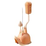 Ensemble de brosses de nettoyage pour biberons ultimes : brosses a long manche en silicone et nylon pour ...