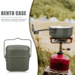 Ensemble de casseroles et po�les en aluminium, ustensiles de cuisine de camping, pack de 3 r�cipients ...