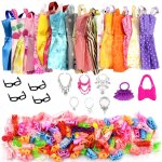 Ensemble de changement de 32 pices accessoires pour poupe barbie vtements chaussures pour enfants ...