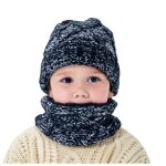 Ensemble chapeau et echarpe deux pièces pour bébé, garçons et filles, cache - cou en tricot epais, bonnet ... Ensemble chapeau et echarpe deux pièces pour bébé, garçons et filles, cache - cou en tricot epais, bonnet ...