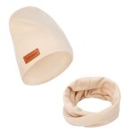 Ensemble chapeaux et echarpes turban en faux cachemire pour bébé, bâton en cuir pour et enfant, double ... Ensemble chapeaux et echarpes turban en faux cachemire pour bébé, bâton en cuir pour et enfant, double ...