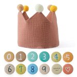 Ensemble de chapeau de ixd'anniversaire pour bb, couronne, bande de sauna, baguette magique, jouet, ...
