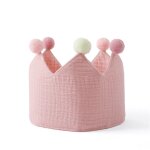 Ensemble de chapeaux de ixd'anniversaire pour bb, couronne douce en coton, accessoires de photographie, ...