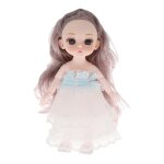 Ensemble complet de poupe de 16cm, 13 boules articules, robe de maquillage pour fille et yeux, cadeau ...