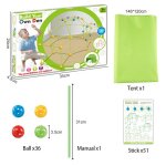 Ensemble de construction 3d pour enfants, ch�teau, tunnel, tentes, jouets de construction de maison, ...