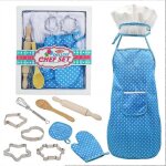 Ensemble de costumes de chef pour enfants, jeu de cuisine amusant pour filles, ensemble de pâtisserie ... Ensemble de costumes de chef pour enfants, jeu de cuisine amusant pour filles, ensemble de pâtisserie ...