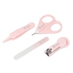 Ensemble de coupe - ongles pour bb, pincettes et lime a ongles srs (4 pices), kit de soins pour bbs, ...