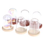 Ensemble de couvercles de g�teaux pour maison de poup�e, cuisine miniature transparente, vaisselle en ...