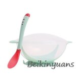 Ensemble de couverts pour enfants, le bb avec un bol a ventouse chauffer une cuillre bol costume de ...