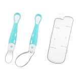 Ensemble de cuill�res d'entra�nement r�utilisables, r�sistantes a la chaleur, faciles a nettoyer, flexibles ...