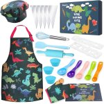 Ensembles de cuisine et de pâtisserie pour enfants, jeux de rôle pour enfants de 3 à 7 ans, tabliers ... Ensembles de cuisine et de pâtisserie pour enfants, jeux de rôle pour enfants de 3 à 7 ans, tabliers ...