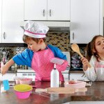 Ensemble de cuisine et de pâtisserie lavable pour enfants, 5 styles, costume de chef, cosplay comme cadeaux, ... Ensemble de cuisine et de pâtisserie lavable pour enfants, 5 styles, costume de chef, cosplay comme cadeaux, ...