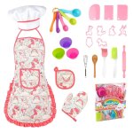 Ensemble de cuisson pour enfants, jeu de rôle, déguisement, costume de chef, tablier pour enfants, chapeau, ... Ensemble de cuisson pour enfants, jeu de rôle, déguisement, costume de chef, tablier pour enfants, chapeau, ...