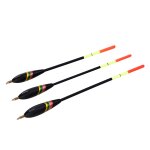 Ensemble de flotteurs de pche en bois durables, 3 pices, 1. 5 + 6g 1. 5 + 5g 1. 5 + 4g, accessoire ...