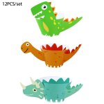 Ensemble de gobelets a gteau colors pour la maison, 12 pices / ensemble, dcoration de fte d'anniversaire, ...
