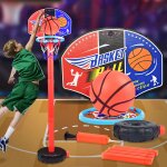 Ensemble de jeu de basket ball pour enfants, panier rglable, sport de plein air, jeu de but, interaction ...