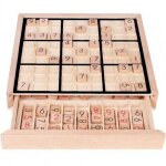 Ensemble de jeux de bureau en bois, sudoku, educatif, multifonction, cadeau, 1 pi�ce