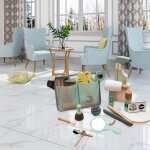 Ensemble de jeu de simulation en bois pour coiffeur, jeu de rle, kit de coiffure et de toilettage pour ...