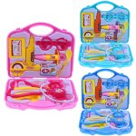 Ensemble de jeux de simulation pour enfants, 15 pices, valise portable pour mdecin et infirmire, kit ...