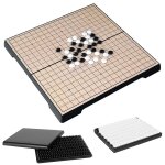 Ensemble de jeu de soci�t� pliable 19x19, l�ger, jeu d'�checs chinois, vieux jeu de salon, jouet parent ...
