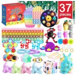 Ensemble de jouets anti - stress, 37 pi�ces, joyeux nouvel an, compte � rebours, calendrier de l'avent, ...