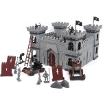 Ensemble de jouets de collection de ch�teaux, ch�teau de chevaliers, jeu de ch�teau educatif en plastique ...