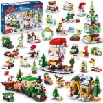 Ensemble de jouets de construction avec calendrier de l'avent de nol