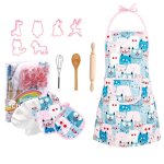 Ensemble de jouets de cuisine pour enfants, 13 pi�ces, tablier de chef, costume de jeu de r�le