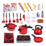 Ensemble de jouets de cuisine pour enfants, gadgets de cuisine, simulation de casseroles et poêles Ensemble de jouets de cuisine pour enfants, gadgets de cuisine, simulation de casseroles et poêles