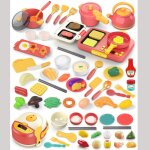 Ensemble de jouets de cuisine pour enfants avec machine a cafe electromagnétique et pot a riz electrique ... Ensemble de jouets de cuisine pour enfants avec machine a cafe electromagnétique et pot a riz electrique ...