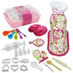 Ensemble de jouets de cuisine pour enfants, tablier de chef pour chapeau, mitaine, moule alimentaire, ... Ensemble de jouets de cuisine pour enfants, tablier de chef pour chapeau, mitaine, moule alimentaire, ...