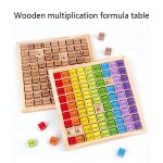 Ensemble de jouets educatifs en bois montessori pour enfants, 99 jouets de table de multiplication, outils ...