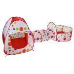 Ensemble de jouets pour enfants, tente de jeu pour enfants, tente, tunnel rampant et piscine a billes, ...