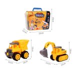 Ensemble de jouets pour enfants, vhicules de construction, camion, jouets de simulation durables