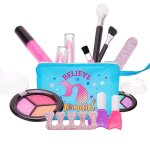 Ensemble de jouets de maquillage pour enfants, cosmtiques lavables, avec sac a main, cadeau d'anniversaire ...