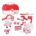 Ensemble de jouets de maquillage pour filles, kit de coiffure pour enfants, ensemble de cosmtiques de ...