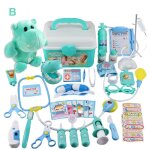 Ensemble de jouets mdicaux pour enfants, 42 pices, valise, outil mdical, soins infirmiers, kit de ...
