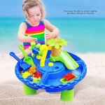 Ensemble de jouets de plage pour enfants, jouets de sable, table de plage d'et�, outils de sable aquatique ...
