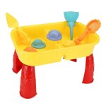 Ensemble de jouets de plage pour enfants, table de jeu de sable d'eau avec accessoires, jouet de bac ...
