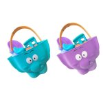 Ensemble de jouets de plage en forme d'lphant, jouets de sable pour enfants, rteau seau, pelle, tortue, ...
