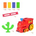 Ensemble de jouets de train automatique dominos, briques de 20 pices, 40 pices, modle d'intrieur, ...